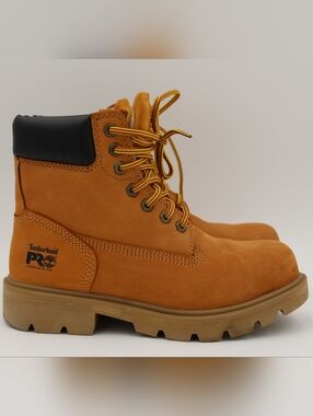 Timberland PRO Sawhorse 6” Composite Toe Work Boots Wheat 5.5M